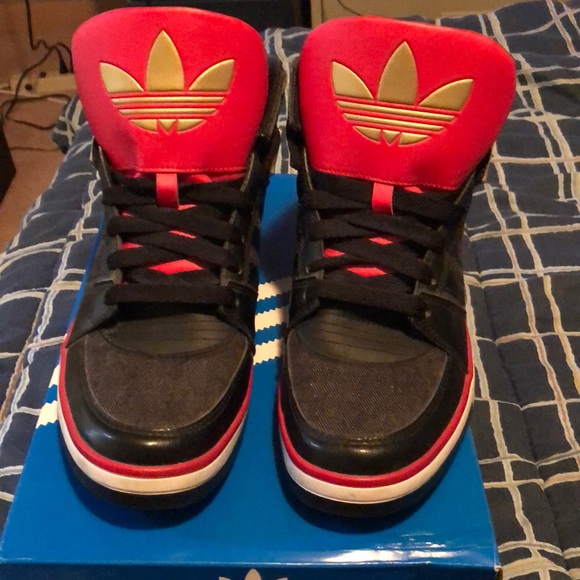 adidas hardcourt patent red